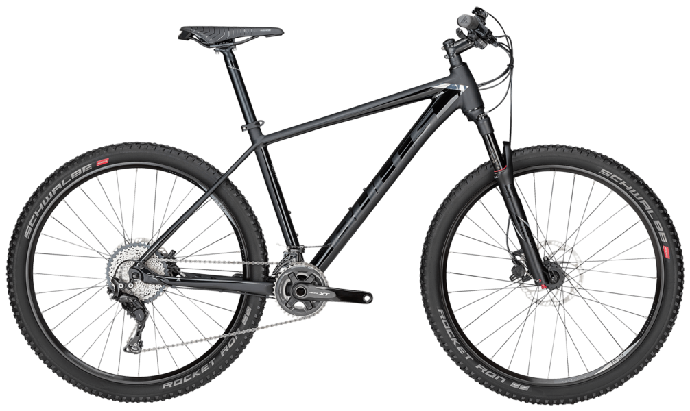 Bulls Copperhead 3 RS Bulls Mountainbike in schwarz mit shimano xt schaltung, rockshox federgabel und schwalbe rocket ron reifen
