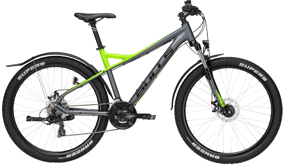 Bulls Sharptail Street 2 Grün Bulls Sharptail street 2 mit Suntour Federgabel und Shimano Kettenschaltung