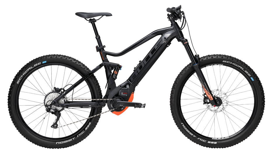 Bulls Six50 Am2 Bulls E-MTB mit Bosch Mittelmotor und Shimano kettenschaltung und 150mm Federweg