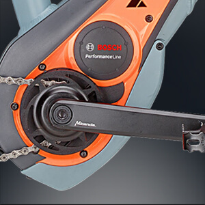 Bosch Motor Deckel in Grau
