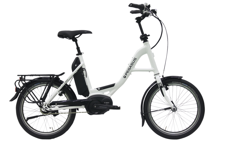 Pegasus E-Swing Pegasus Pedelec mit tiefeinstieg in weiss mit Bosch mittelmotor und shimano Nabenschaltung