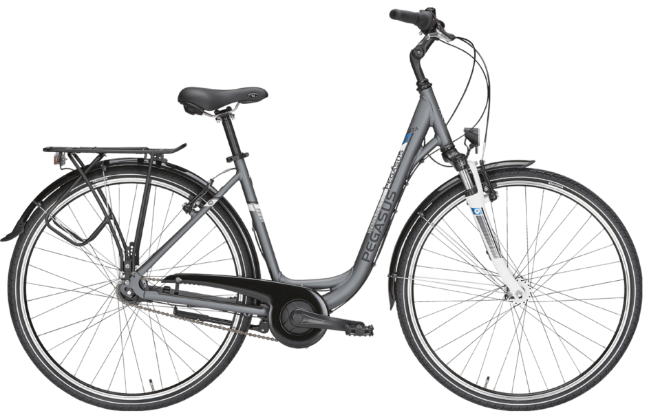 Pegasus Piazza 7 Gang wage Grau graues Damen Cityrad von Pegasus mit 7 Gg Nabenschlatung mit Uno Rahmen