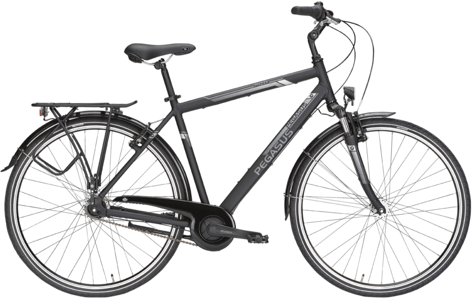 Pegasus Piazza 7 He schwarz schwarzes Herren Cityrad von Pegasus mit 7 Gg Nabenschaltung