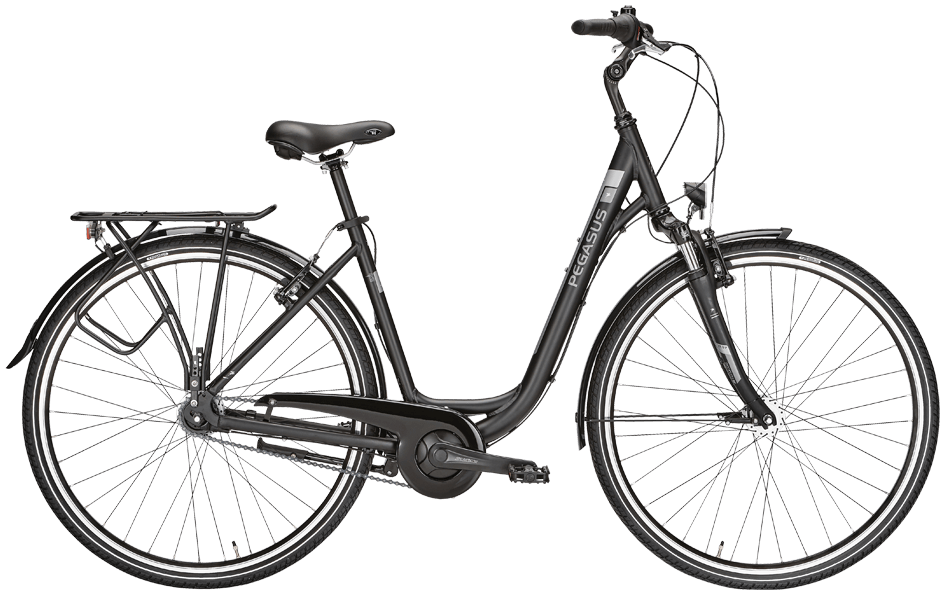 Pegasus Piazza 7 Wave Sch 26 Pegasus Piazza in 26" Zoll mit Shimano Nabenschaltung und Federgabel