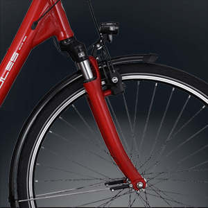 SR Suntour Federgabel in Rot