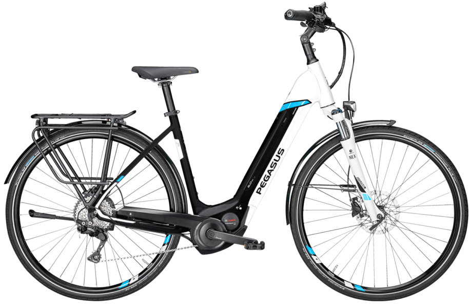 Pegasus Premio E10 EVO Wave Weiß Pegasus Pedelec mit bosch CX Motor und shimano Kettenschaltung