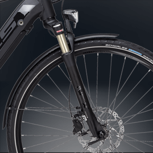 Federgabel von Suntour mit Luft zum perfekten einstellen