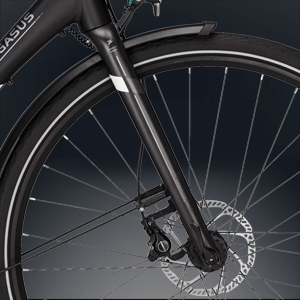 Extrem leichte Carbon Federgabel