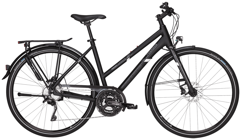 Pegasus Premio Superlight Disc Trapez Pegasus Premio Superlight Disc mit XT Kettenschaltung und Tektro Scheibenbremsen