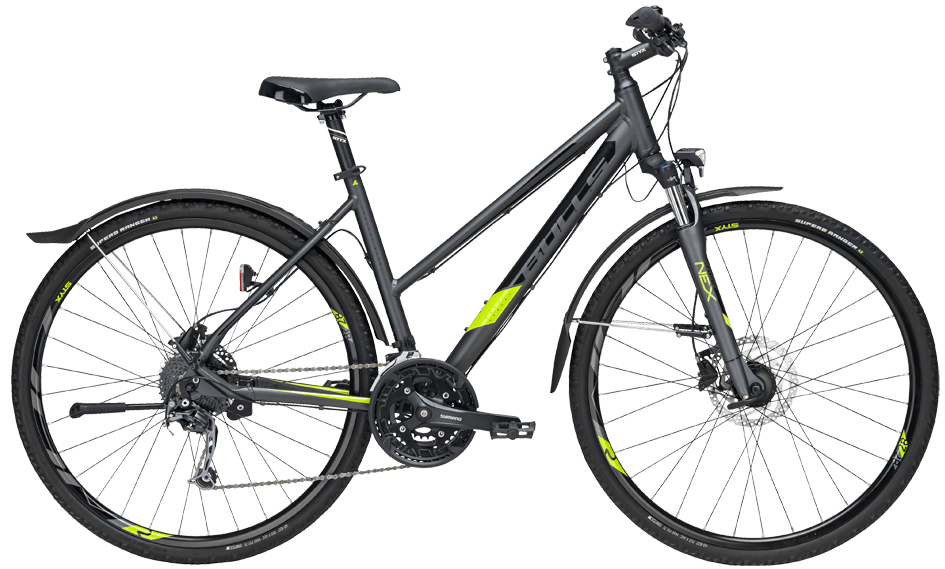 Bulls Cross Street Disc Trapez Grau Gelb Bulls Cross Street Disc mit Shimano Kettenschaltung und Shimano Scheibenbremsen