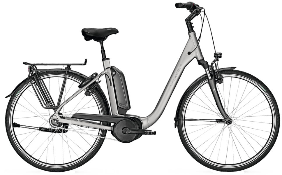 Kalkhoff Agattu 3.B Move Silber Kalkhoff Agattu 3.B Move mit Bosch Mittelmotor und Shimano Nabenschaltung