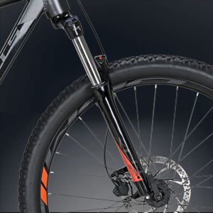 SR Suntour Federgabel mit 120mm Federweg