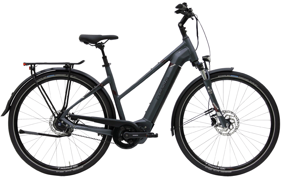 Pegasus Opero EVO 5F DI2 Trap Grau Pegasus Opero EVO 5F mit Shimano Automatik Nabenschaltung und 555Wh Akku