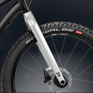 Woom OFF 5 Carbon Stahlgabel
