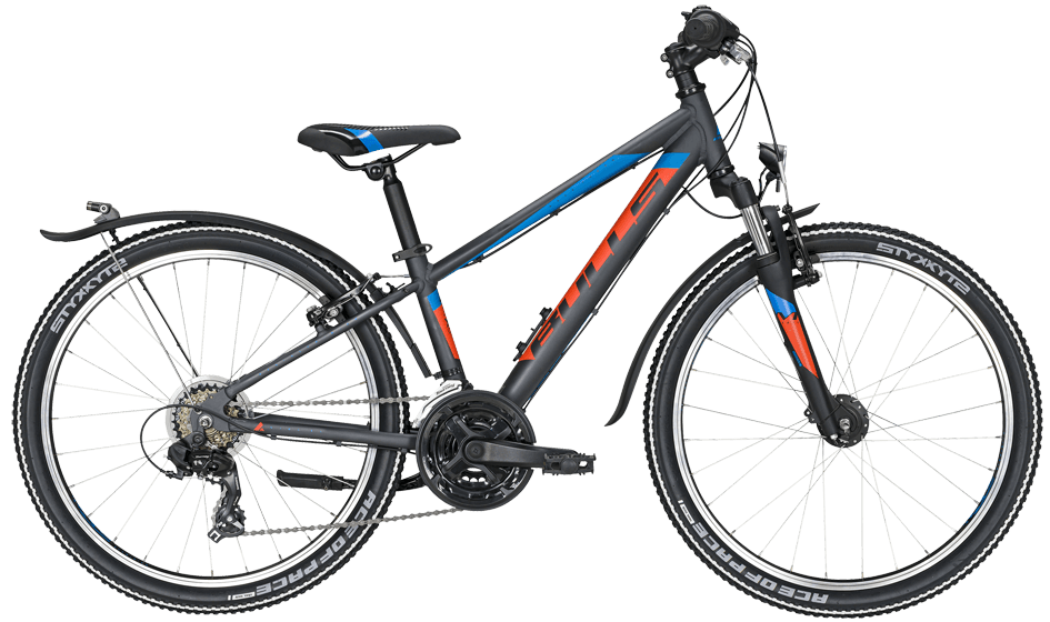Bulls Tokee Street 24 Schwarz Bulls Tokee Street mit Nabendynamo und StVZO zulassung und Shimano Kettenschaltung