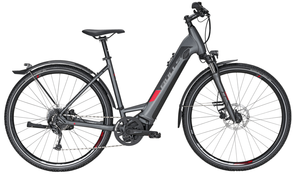 Bulls Cross Flyer EVO Wave Bulls Cross Flyer mit Bosch Performance CX mit SR Suntour Federgabel und Shimano Kettenschaltung