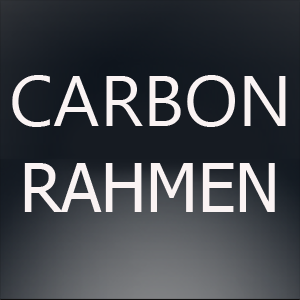 Bild mit der aufschrift Carbon Rahmen